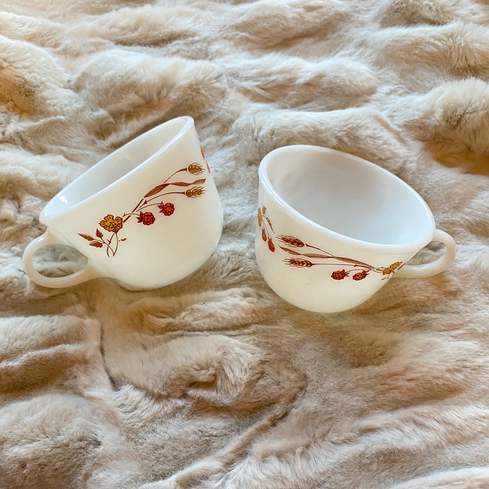 Vintage Pyrex Teacups